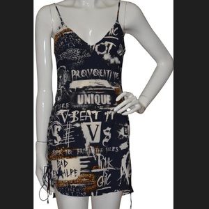 VS X BALMAIN SLIP DRESS